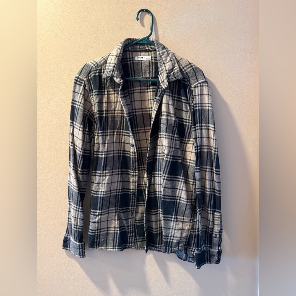 Sonoma Black and Cream Plaid Jacket